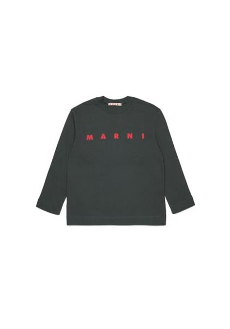 T-shirt con logo MARNI KIDS | M01603 M00RF0M924